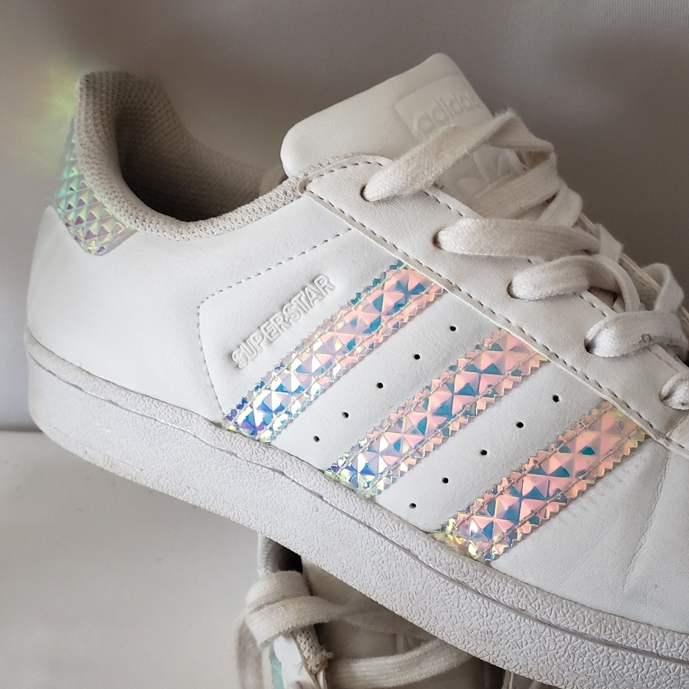 Adidas Superstar irridescent size 5 woman - Picture 2 of 6